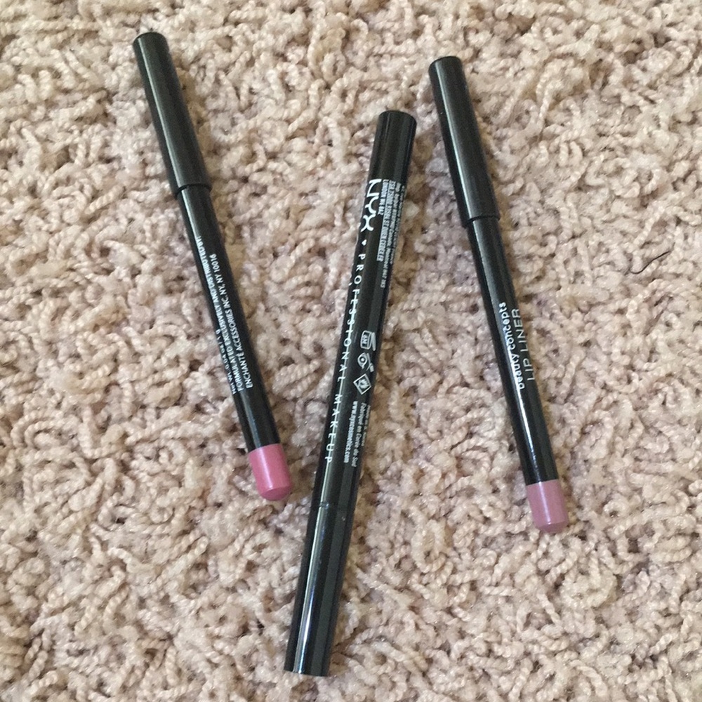 Bundle:  NYX brow tint pen & 2 beauty concepts lip liner